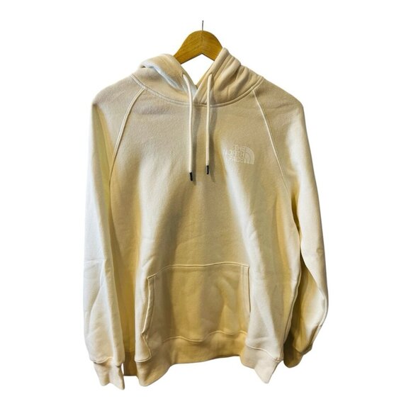 The North Face Womens Box NSE Pullover Hoodie White Dune Size Large - Picture 1 of 8